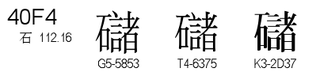 U+40F4
